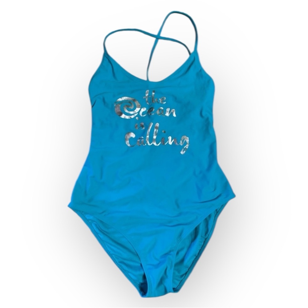 NWT Disney Moana The Ocean Is Calling Swimsuit Size XL‎